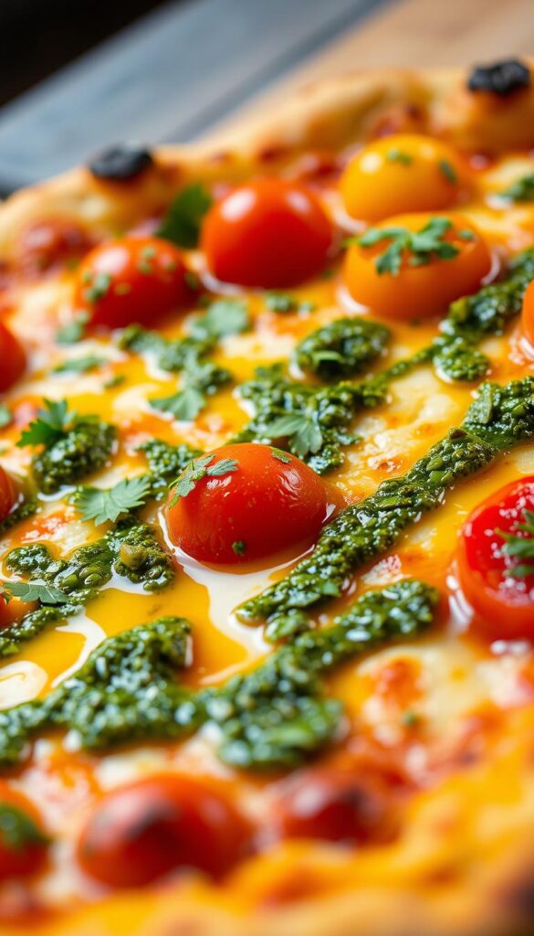 chimichur tomato pizza recipe